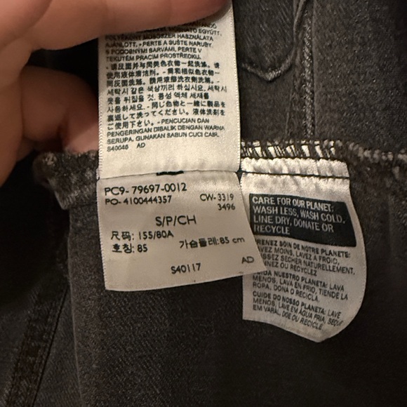 Levi's Faded Black 90s Trucker Denim Jacket SMALL - Picture 3 of 3